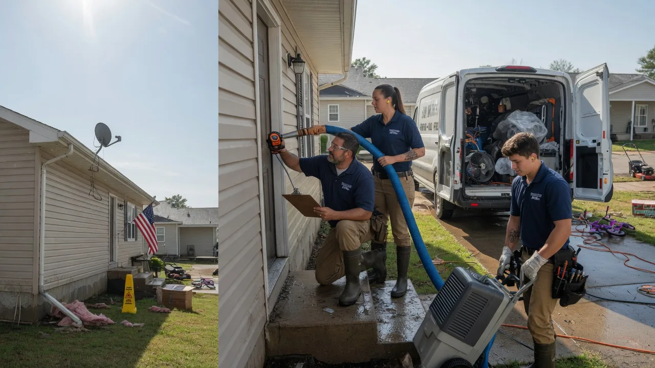 Ceiling Water Damage Restoration in Russell, MA near me